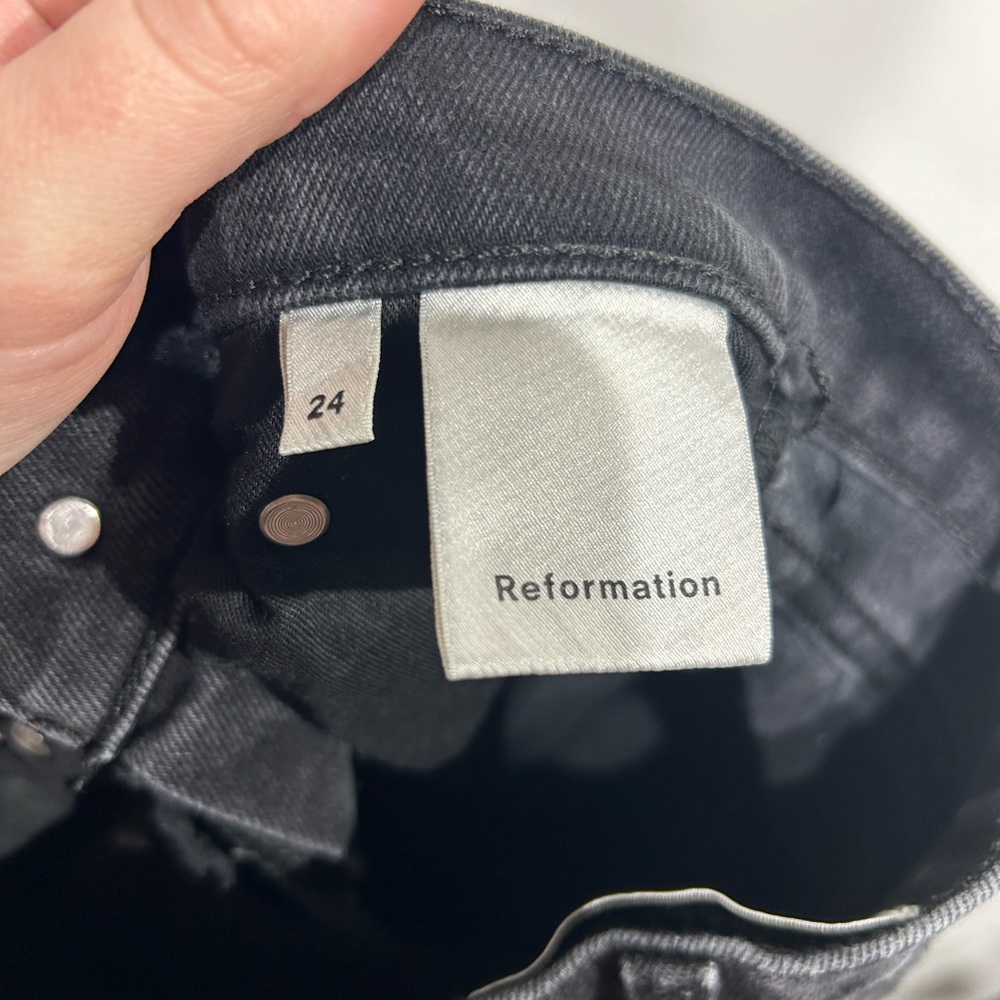 🌿Reformation Liza High Rise Straight Jeans - Picture 6 of 7